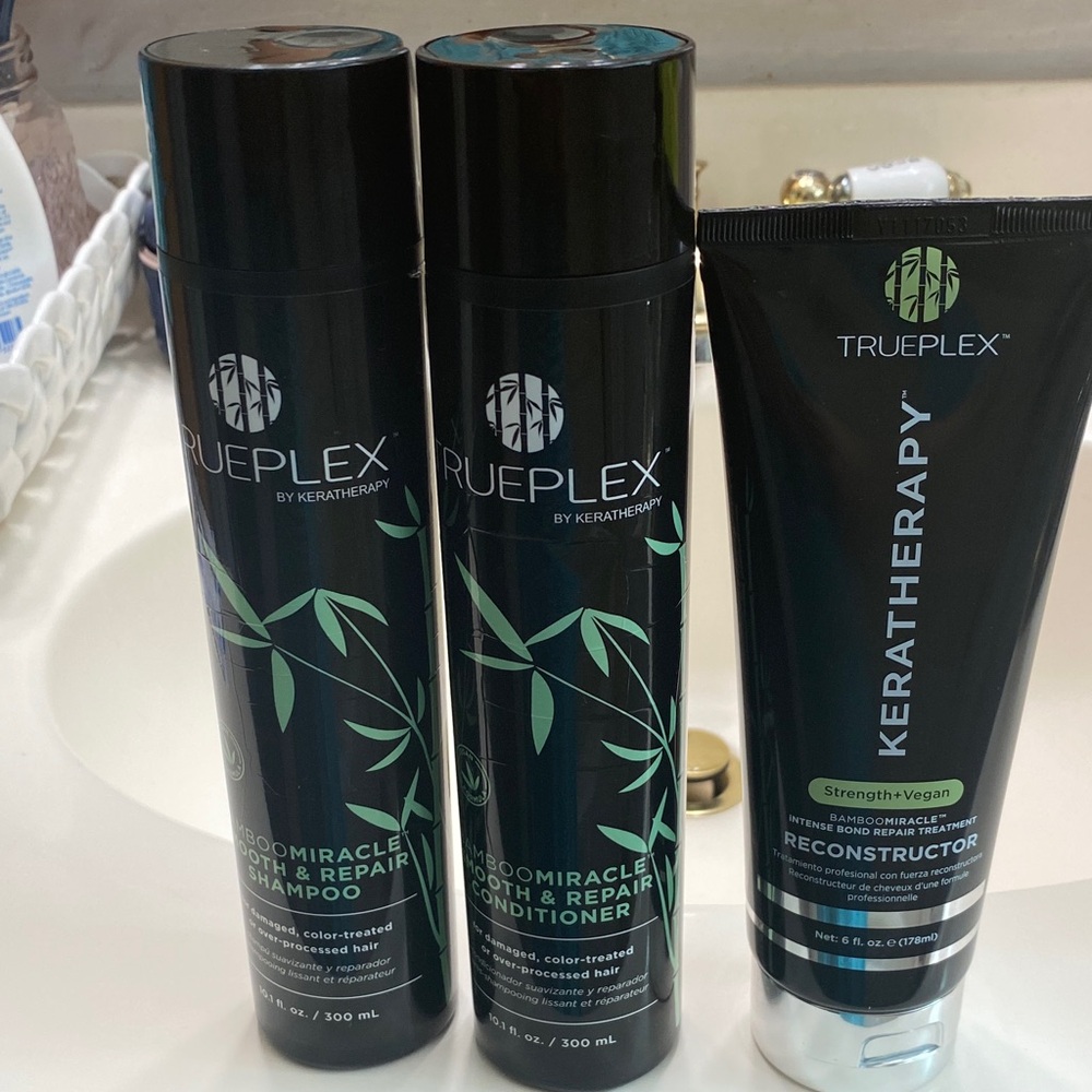 therapy TruePlex Black and Green Bamboo Miracle Hair Repair Trio